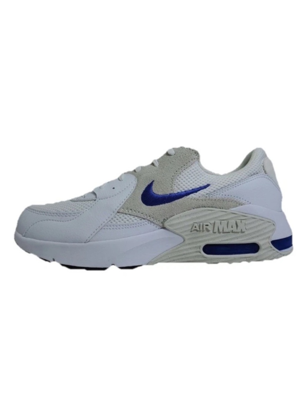 Nike Women's White & Blue Air Max Excee Sneaker Size 8.5